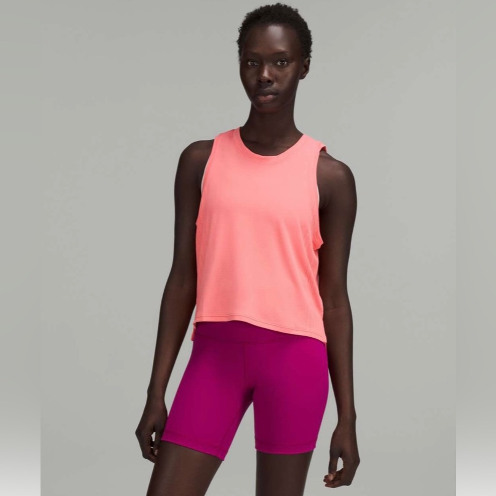 NWOT LULULEMON TRAIN TO BE TANK TOP, SIZE 4, RASPBERRY CREAM